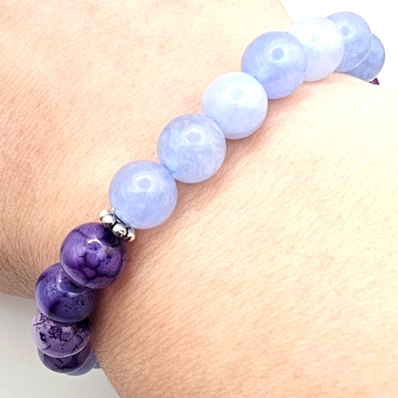 Handmade natural gemstone bracelet - Picture 4 of 5
